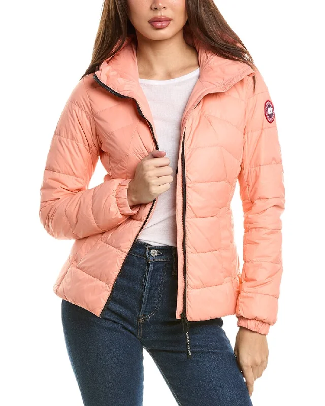 Women's cropped leather coats with silver studs for an edgy lookCanada Goose Quilted Down Jacket Women's cropped leather coats with silver studs for an edgy lookCanada Goose Quilted Down Jacket
