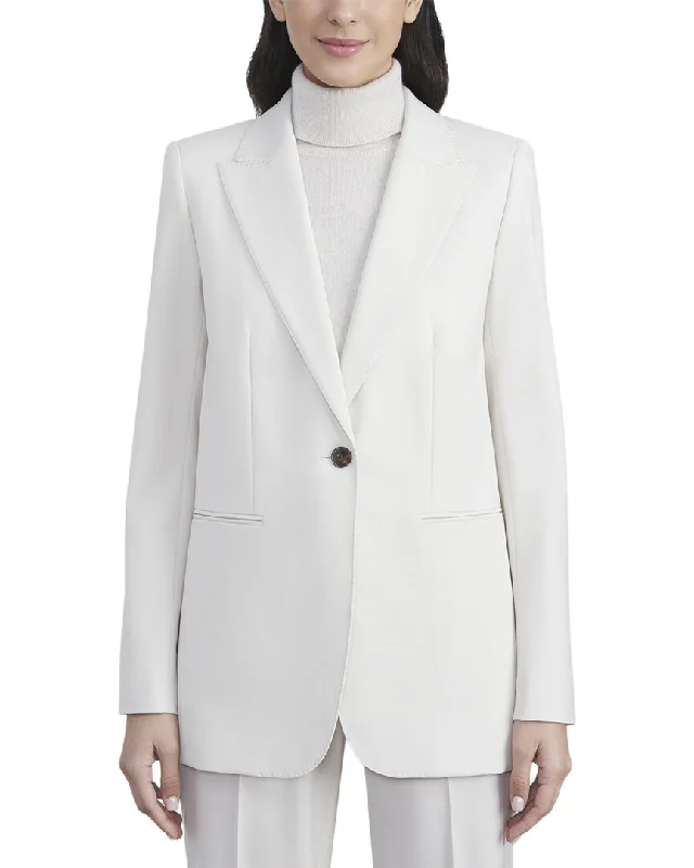 Mid - length women's down coats in a slim fit for a modern and sleek appearanceLafayette 148 New York Whitney Wool-Blend Jacket Mid - length women's down coats in a slim fit for a modern and sleek appearanceLafayette 148 New York Whitney Wool-Blend Jacket