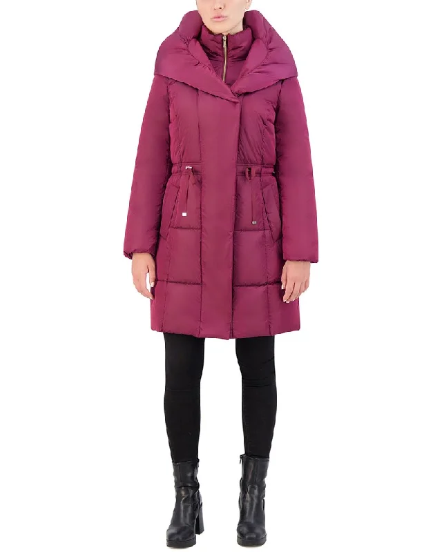 Petite women's wool blend coats with a tailored fit for a flattering silhouetteCole Haan Shawled Hood Mineral Jacket Petite women's wool blend coats with a tailored fit for a flattering silhouetteCole Haan Shawled Hood Mineral Jacket