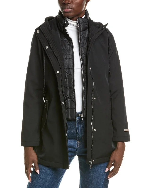Women's pea coats with brass buttons for a nautical - inspired styleNicole Miller Soft Shell Puffer Coat Women's pea coats with brass buttons for a nautical - inspired styleNicole Miller Soft Shell Puffer Coat