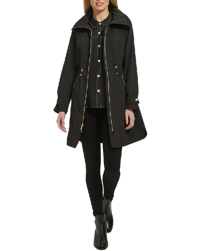 Oversized women's wool coats in a monochromatic look for a trendy outfitCole Haan Packable Rain Parka Oversized women's wool coats in a monochromatic look for a trendy outfitCole Haan Packable Rain Parka