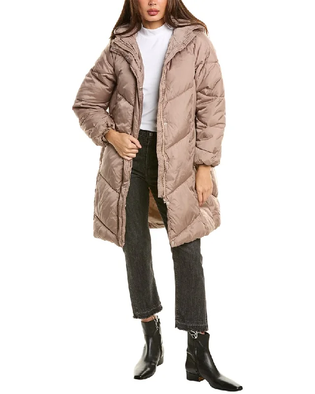 Women's faux fur coats in bright colors for a bold fashion statementUrban Republic Oversized Puffer Coat