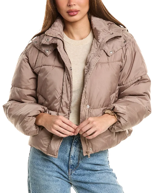 Women's longline double - breasted camel coats for a sophisticated lookUrban Republic Short Puffer Jacket Women's longline double - breasted camel coats for a sophisticated lookUrban Republic Short Puffer Jacket