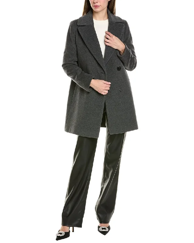 Quilted down women's coats with removable hoods for outdoor activitiesCinzia Rocca Icons Wool & Cashmere-Blend Coat Quilted down women's coats with removable hoods for outdoor activitiesCinzia Rocca Icons Wool & Cashmere-Blend Coat