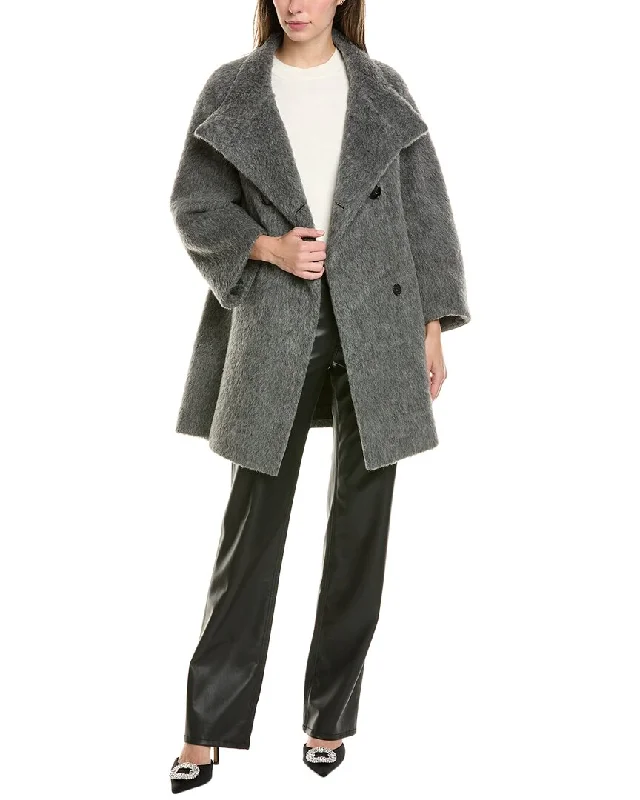 Women's faux fur coats in bright colors for a bold fashion statementCinzia Rocca Wool & Alpaca-Blend Coat Women's faux fur coats in bright colors for a bold fashion statementCinzia Rocca Wool & Alpaca-Blend Coat