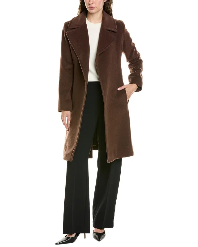 Women's waterproof parka coats with multiple pockets for practicalityFleurette Medium Wool-Blend Wrap Coat Women's waterproof parka coats with multiple pockets for practicalityFleurette Medium Wool-Blend Wrap Coat