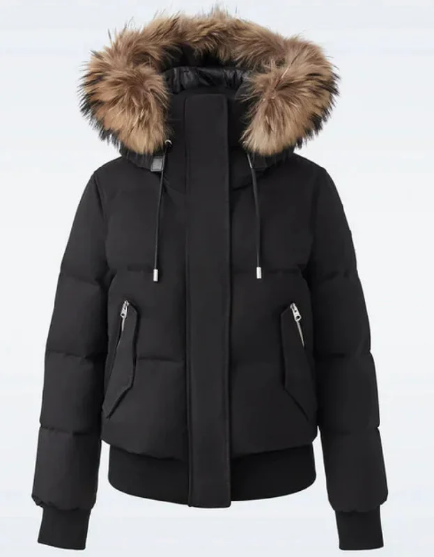 Petite women's wool blend coats with a tailored fit for a flattering silhouetteMackage Women's Nefi Removable Fur Trim Down Jacket, Black Petite women's wool blend coats with a tailored fit for a flattering silhouetteMackage Women's Nefi Removable Fur Trim Down Jacket, Black