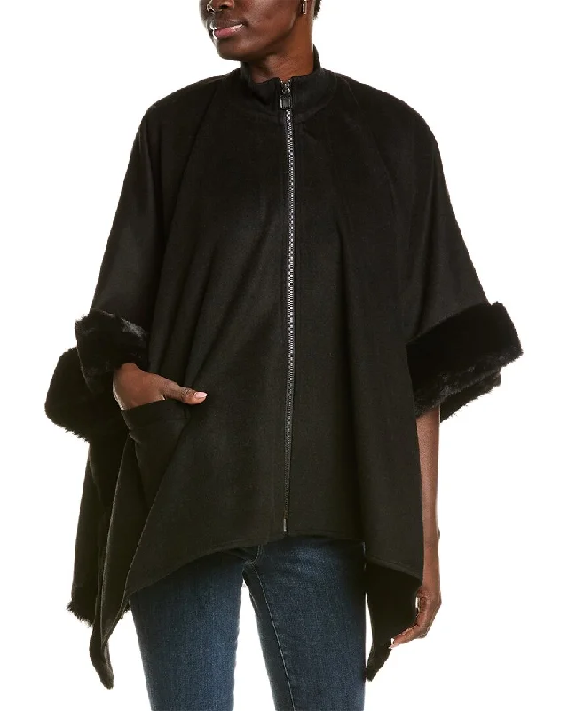 Women's faux fur coats in bright colors for a bold fashion statementTyler Böe Leslie Wool-Blend Zip Cape Women's faux fur coats in bright colors for a bold fashion statementTyler Böe Leslie Wool-Blend Zip Cape