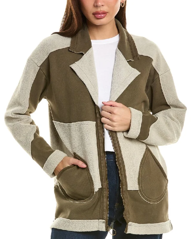 Oversized women's wool coats in a monochromatic look for a trendy outfitXcvi Arlo Jacket