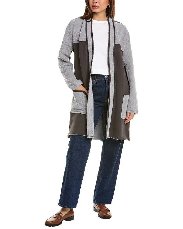 Women's knee - length wool blend coats with a fur collar for added warmthXcvi Edith Long Coat