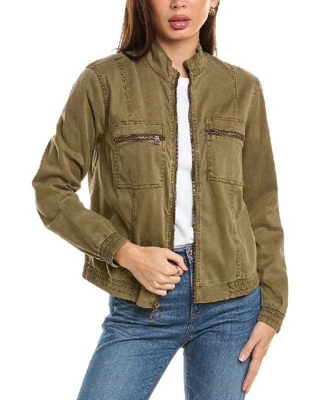 Women's waterproof parka coats with multiple pockets for practicalityXcvi Quinn Bomber Jacket