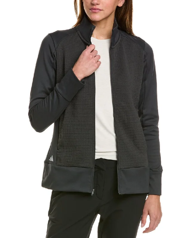 Women's cropped leather coats with silver studs for an edgy lookAdidas Cold.Rdy Jacket