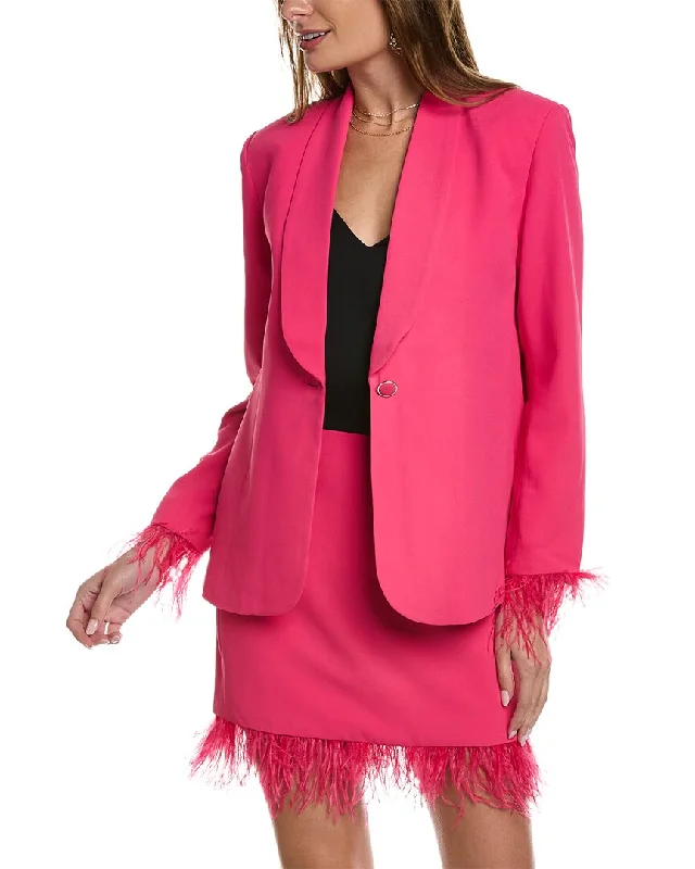 Embroidered women's cotton coats in a bohemian pattern for a unique designAlexia Admor Vida Classic Jacket
