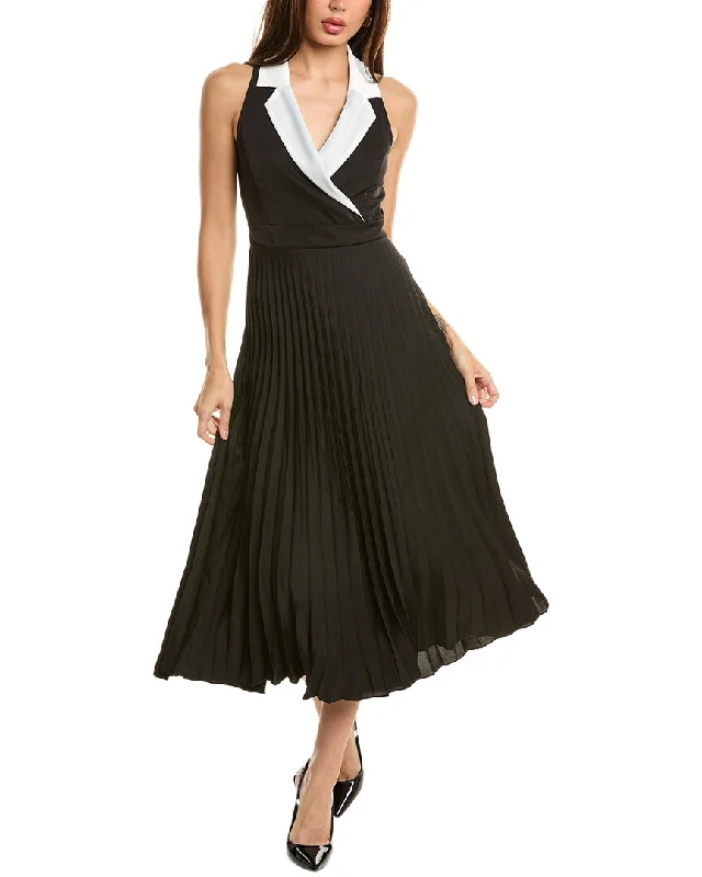 Plus size women's wool blend coats for a warm and stylish winterMoonsea Blazer Bodice Midi Dress
