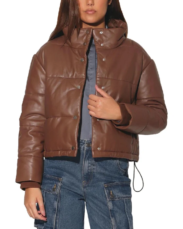 Oversized women's wool coats in a monochromatic look for a trendy outfitWalter Baker Jesse Jacket