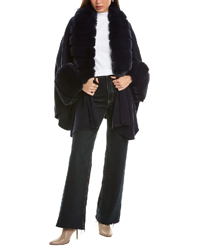Long women's mac coats in a lightweight fabric for spring showersSurell Accessories Knit Ruana Long women's mac coats in a lightweight fabric for spring showersSurell Accessories Knit Ruana