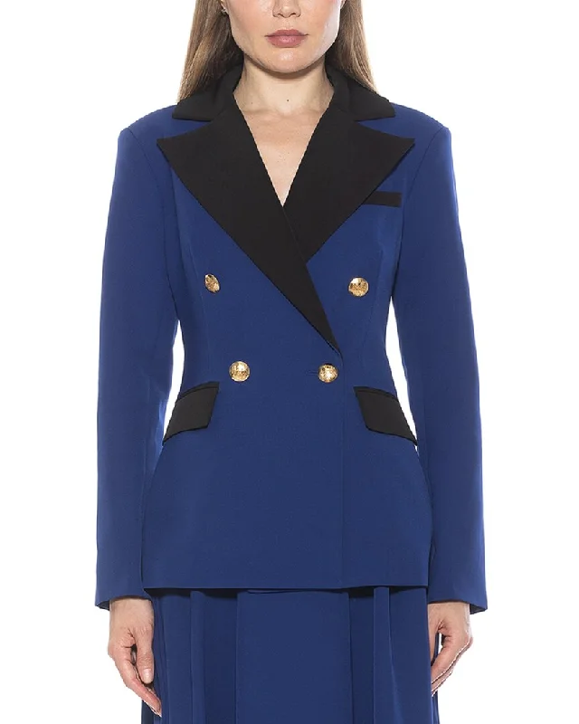 Water - resistant women's trench coats with adjustable cuffs for rainy daysAlexia Admor Farrah Blazer Water - resistant women's trench coats with adjustable cuffs for rainy daysAlexia Admor Farrah Blazer