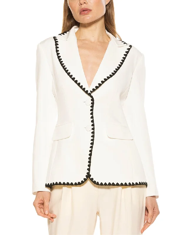 Shearling - lined women's leather coats for ultimate warmth and luxuryAlexia Admor Jessilyn Blazer Shearling - lined women's leather coats for ultimate warmth and luxuryAlexia Admor Jessilyn Blazer