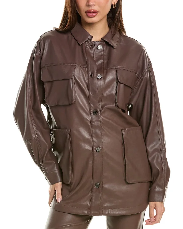 Women's pea coats with brass buttons for a nautical - inspired styleAfrm Bruno Cargo Shacket Women's pea coats with brass buttons for a nautical - inspired styleAfrm Bruno Cargo Shacket