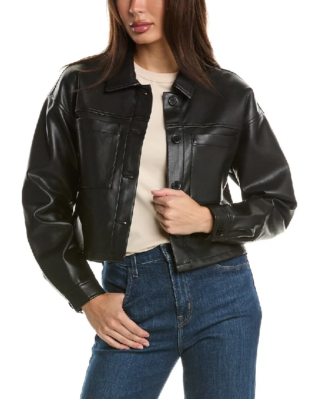 Women's pea coats with brass buttons for a nautical - inspired styleBcbg New York Moto Jacket Women's pea coats with brass buttons for a nautical - inspired styleBcbg New York Moto Jacket