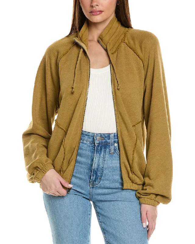 Long women's mac coats in a lightweight fabric for spring showersProject Social T Go Get 'Em Zip Front Jacket Long women's mac coats in a lightweight fabric for spring showersProject Social T Go Get 'Em Zip Front Jacket
