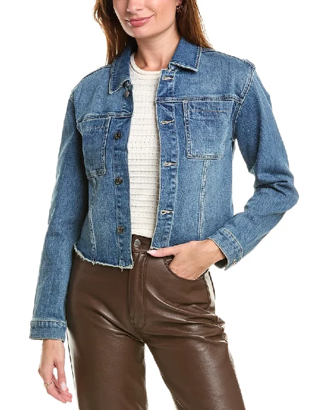 Plus size women's wool blend coats for a warm and stylish winterHudson Jeans Micro Crop Jacket Plus size women's wool blend coats for a warm and stylish winterHudson Jeans Micro Crop Jacket