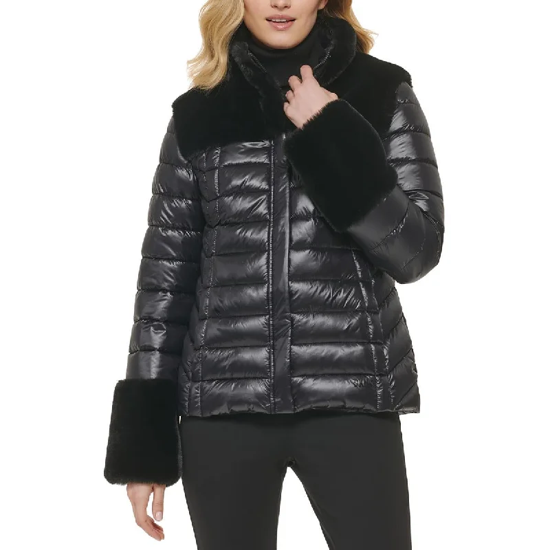 Women's knee - length wool blend coats with a fur collar for added warmthWomens Nylon Puffer Jacket Women's knee - length wool blend coats with a fur collar for added warmthWomens Nylon Puffer Jacket
