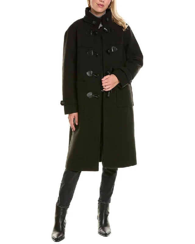 Embroidered women's cotton coats in a bohemian pattern for a unique designNvlt Long Duffel Coat Embroidered women's cotton coats in a bohemian pattern for a unique designNvlt Long Duffel Coat