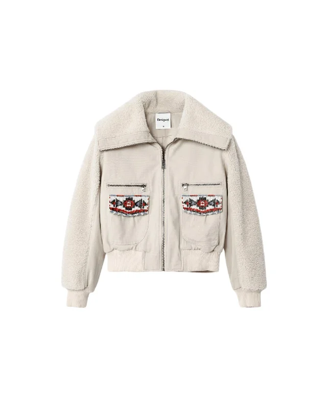 Plus size women's wool blend coats for a warm and stylish winterDesigual Women's Sherpa Bomber Jacket Plus size women's wool blend coats for a warm and stylish winterDesigual Women's Sherpa Bomber Jacket