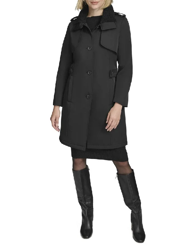 Embroidered women's cotton coats in a bohemian pattern for a unique designAndrew Marc Teagan Coat Embroidered women's cotton coats in a bohemian pattern for a unique designAndrew Marc Teagan Coat