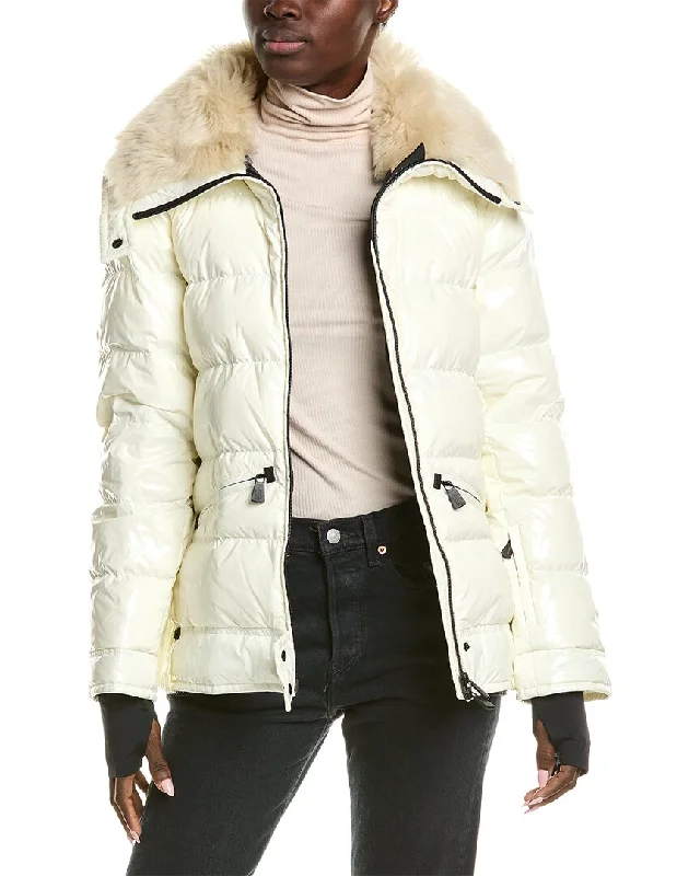 Shearling - lined women's leather coats for ultimate warmth and luxuryMoncler Arabba Jacket Shearling - lined women's leather coats for ultimate warmth and luxuryMoncler Arabba Jacket