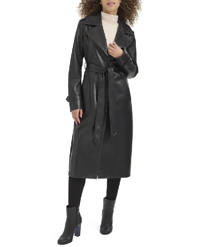 Women's longline double - breasted camel coats for a sophisticated lookKenneth Cole Belted Duster Jacket Women's longline double - breasted camel coats for a sophisticated lookKenneth Cole Belted Duster Jacket