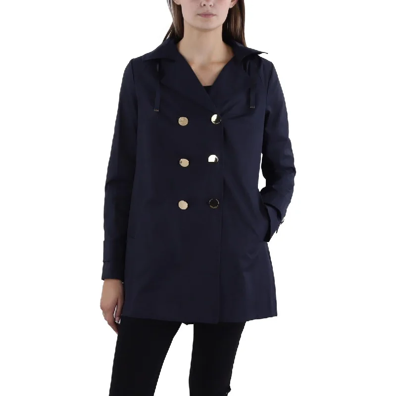 Long women's mac coats in a lightweight fabric for spring showersWomens Cotton Blend Double Brested Trench Coat Long women's mac coats in a lightweight fabric for spring showersWomens Cotton Blend Double Brested Trench Coat