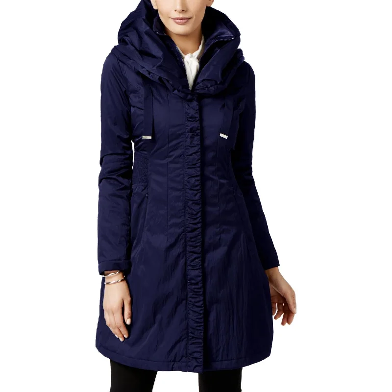Women's pea coats with brass buttons for a nautical - inspired styleWomens Hooded Long Raincoat Women's pea coats with brass buttons for a nautical - inspired styleWomens Hooded Long Raincoat