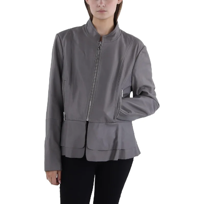 Water - resistant women's trench coats with adjustable cuffs for rainy daysWomens Leather Peplum Leather Jacket Water - resistant women's trench coats with adjustable cuffs for rainy daysWomens Leather Peplum Leather Jacket