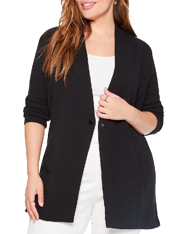 Women's longline double - breasted camel coats for a sophisticated lookNic+Zoe Plus Grace Jacket Women's longline double - breasted camel coats for a sophisticated lookNic+Zoe Plus Grace Jacket