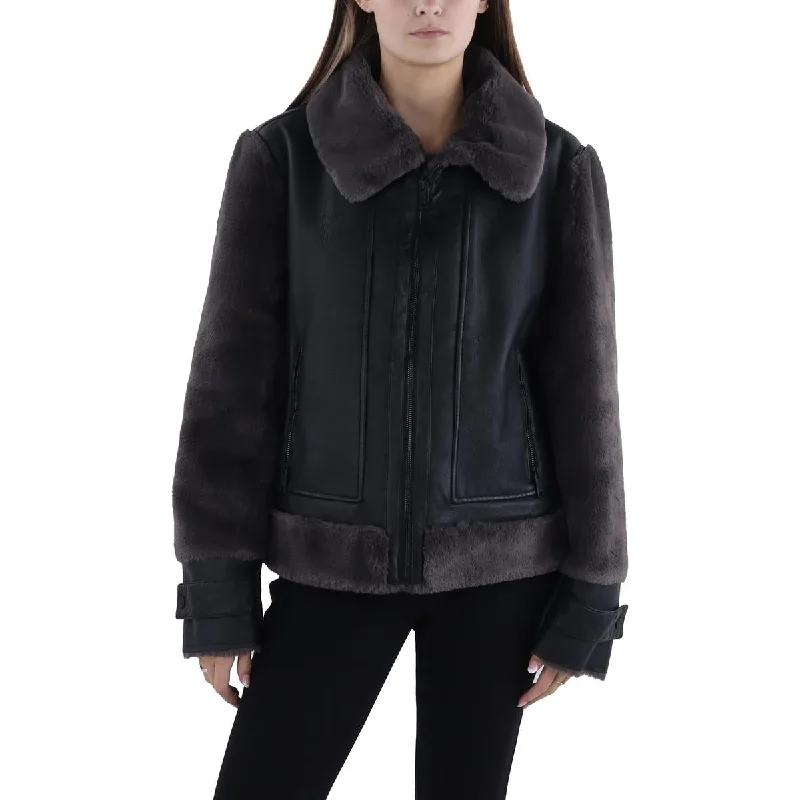 Long women's mac coats in a lightweight fabric for spring showersVellica Womens Faux Leather Short Motorcycle Jacket Long women's mac coats in a lightweight fabric for spring showersVellica Womens Faux Leather Short Motorcycle Jacket