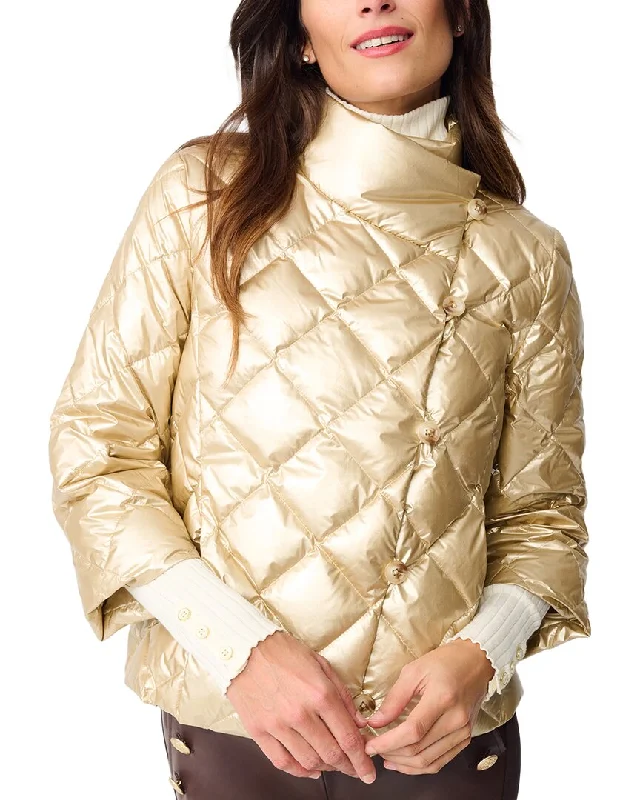 Women's knee - length wool blend coats with a fur collar for added warmthJ.Mclaughlin Viian Jacket Women's knee - length wool blend coats with a fur collar for added warmthJ.Mclaughlin Viian Jacket