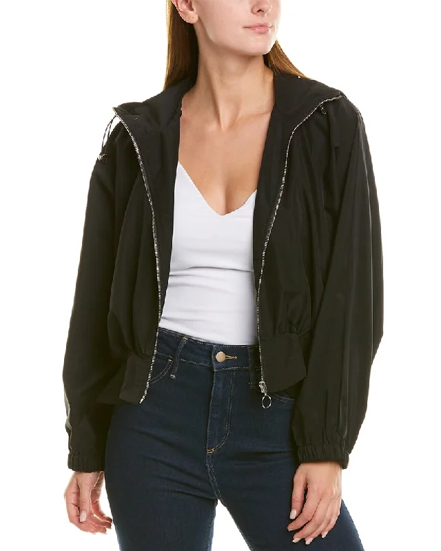 Women's cropped leather coats with silver studs for an edgy lookGracia Jacket