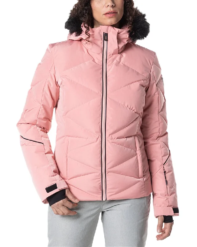Mid - length women's down coats in a slim fit for a modern and sleek appearanceRossignol Staci Pearly Jacket