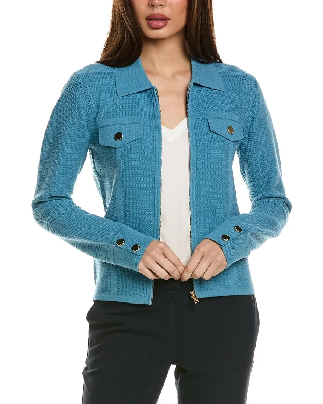 Embroidered women's cotton coats in a bohemian pattern for a unique designSt. John Jacket