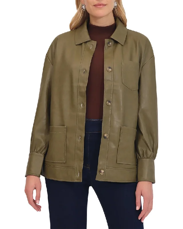 Women's faux fur coats in bright colors for a bold fashion statementBagatelle Utility Jacket Women's faux fur coats in bright colors for a bold fashion statementBagatelle Utility Jacket