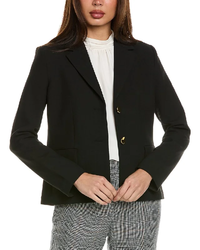 Petite women's wool blend coats with a tailored fit for a flattering silhouetteSt. John Jacket