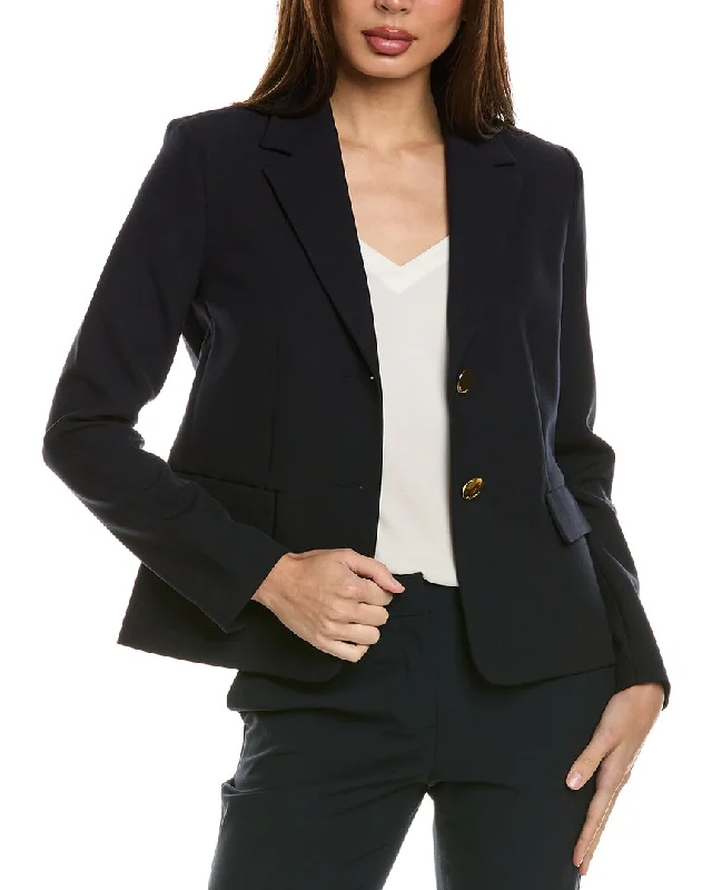 Oversized women's wool coats in a monochromatic look for a trendy outfitSt. John Jacket