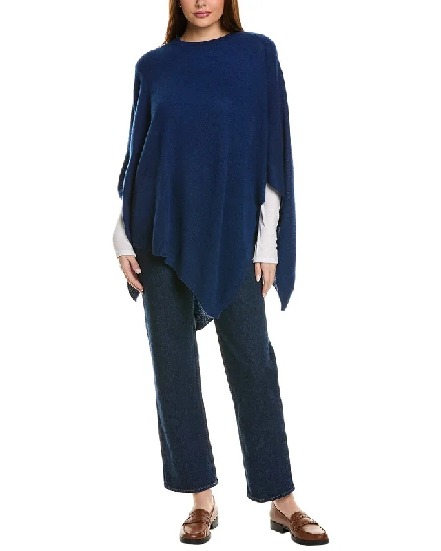 Plus size women's wool blend coats for a warm and stylish winterPhenix Cashmere Poncho