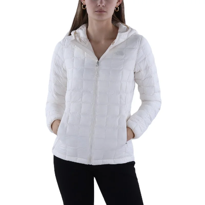 Women's pea coats with brass buttons for a nautical - inspired styleWomens Quilted Insulated Quilted Coat