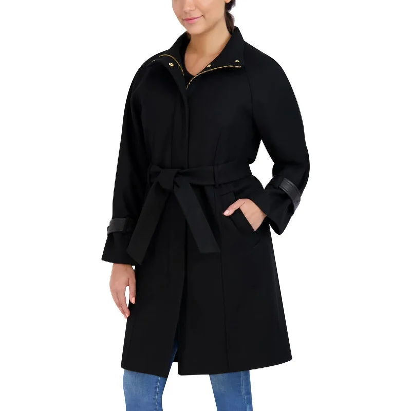Embroidered women's cotton coats in a bohemian pattern for a unique designWomens Wool Blend Belted Wool Coat Embroidered women's cotton coats in a bohemian pattern for a unique designWomens Wool Blend Belted Wool Coat