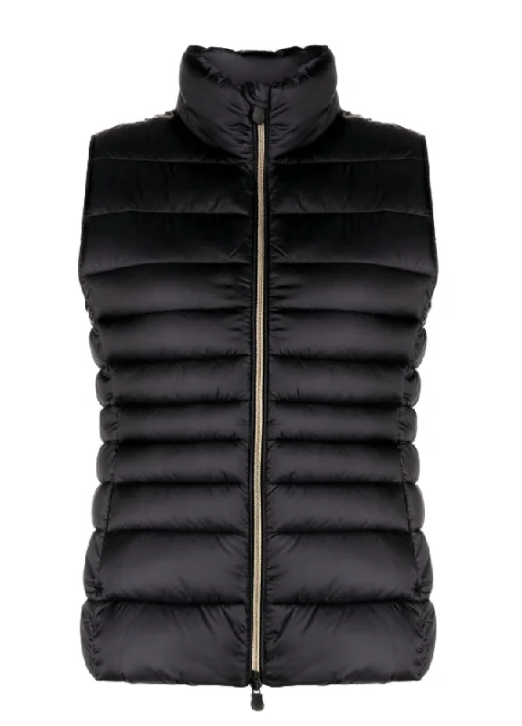 Plus size women's wool blend coats for a warm and stylish winterSave the Duck Women's Lynn Puffer Vest, Black, 1