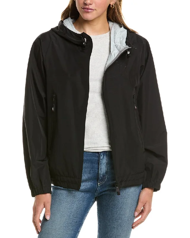 Women's cropped leather coats with silver studs for an edgy lookMoncler Lightweight Down Jacket Women's cropped leather coats with silver studs for an edgy lookMoncler Lightweight Down Jacket