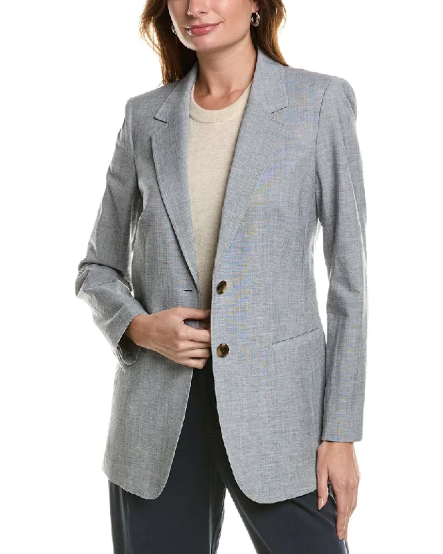 Women's waterproof parka coats with multiple pockets for practicalityLafayette 148 New York William Wool-Blend Blazer